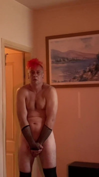 Old Man Masturbating