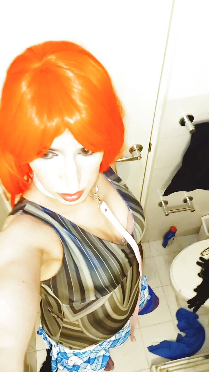 Tammy sissy slave: Před a po šukání a výstřik na obličej