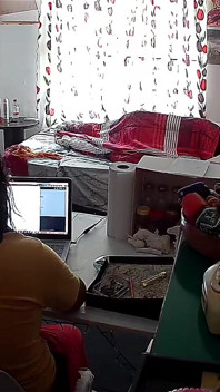 Stepfather on the Stepdaughter While Doing Homeoffice