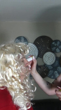 Russian Tall Goddess Humiliate Her Small Sissy