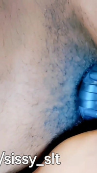 Pissing in Chastity Cage