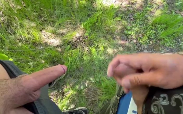 ArchiRusik: Two Straight Guys with Huge Dicks Decided to Try Jerking...