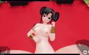 H3DC: 3D Hentai POV Cute Girl Fucks Boyfriend on Lunar New...