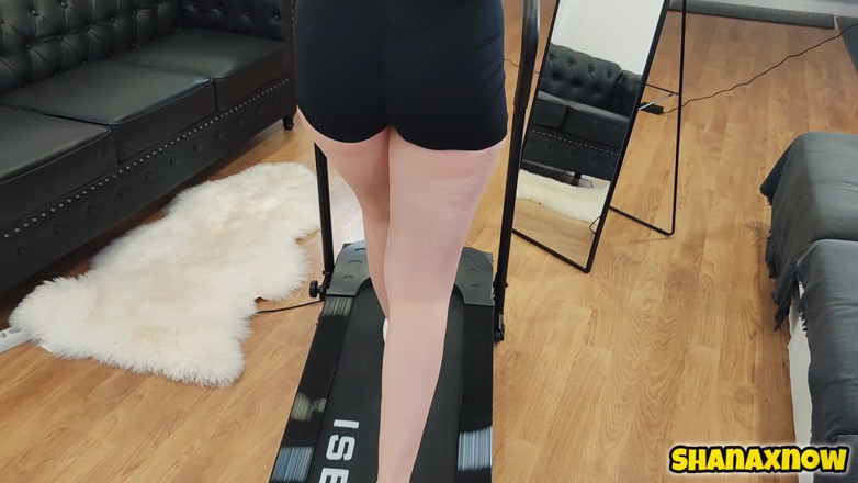 Shanaxnow: 내 새로운 러닝머신 체육관 복장 피트니스 Sfw에서 걷는 전신