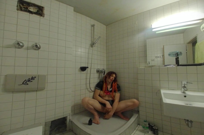 Perception of Depth - Jasmine_Dlight but VR: Jasmine_dlight - doppio dildo profondo nella doccia vr180