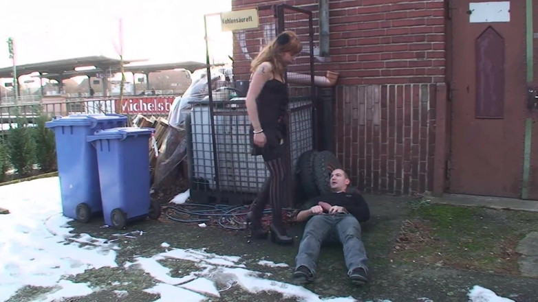 Erotic Pleasure: Ginger milf is sucking and riding stranger's cock