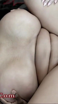 Si sundal putih gemuk pergi ke kelab hitam dalam bikini dan dikongkek