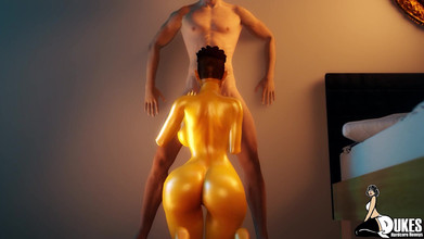 Dukes Hardcore Honeys: Ein goldener sukkubus taucht auf und fickt den ersten schwanz,...