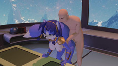 Velvixian 3 Furry: Krystal трахнув No2 (пухнастий секс)