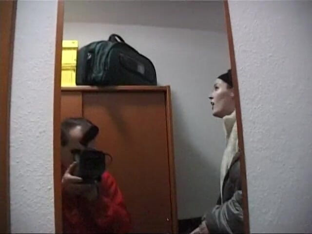 Lucky Cooch: Interview with the cute teen in the bathroom