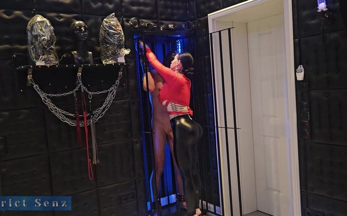 Strict Senz: Miss Alessa Milano Aufgezogen, Abgestraft, Ausgepeitscht Part 1