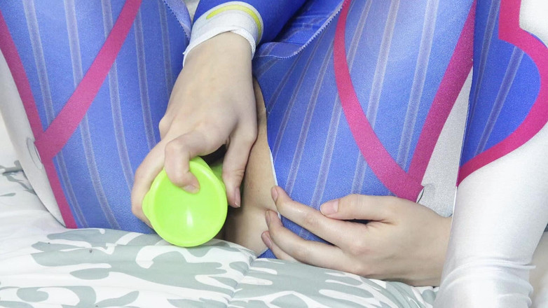 LustfulGeeks: D.va чувственная анальная мастурбация