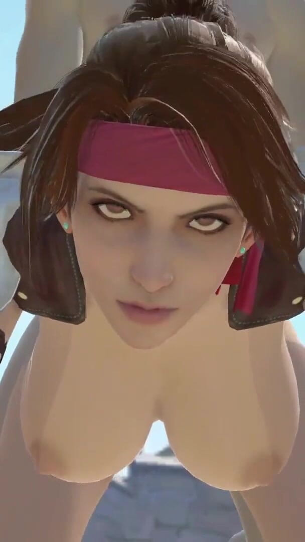 Jessie Rasberry takes it up the ass: Final fantasy 7 (Wraith ward)
