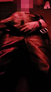 Cruising the Darkroom in Leather Pants