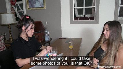 LesbianCasting: Deneyimli Japon ajan ve ateşli sarışın lezbiyen