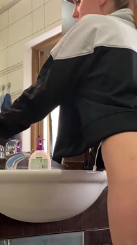 Slave Cleans Mistress Kira's Ass with Tongue After Gym - Rimjob Femdom