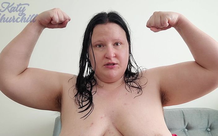 Katy Churchill: Svettig efter att ha brottats din ex -flickvän