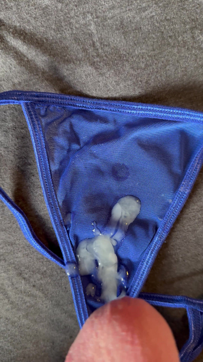 CumDaily: Cum on Wife’s Panties 22