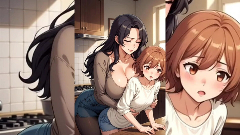 Heaven Gamez: Yuri Hentai lesbiche rimming e leccate di fica (edizione vecchio giovane)