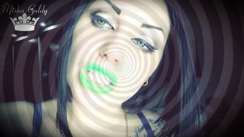 Goddess Misha Goldy: Moje magiczne usta sprawiają, że jesteś szalony! Jebanie!