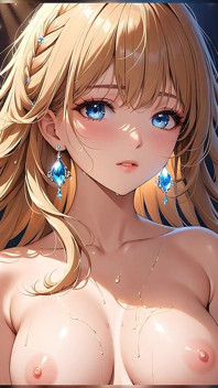 光のベール: 顔に魔法の髪の毛を持つ美しい若い女性