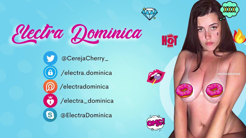 Electra Dominica: bahut hot laitina apni gand men sundar bat plag ke...