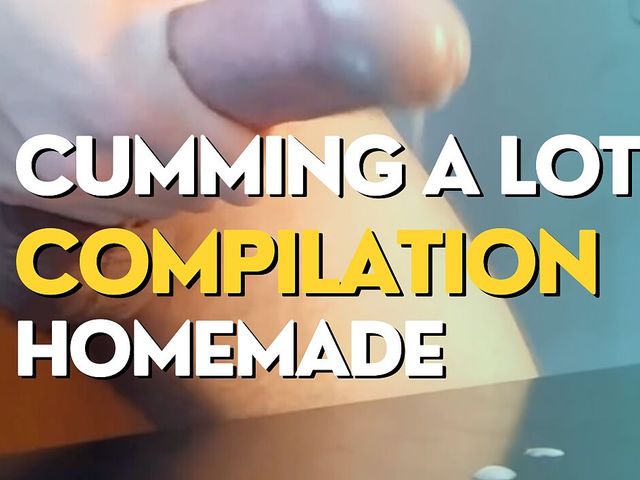 Cumming a Lot Homemade Compilation (Me and myself on paradise)