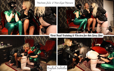 DeesseJulia: Part 2: First Anal Training and Electro Chastity for Clyde - Mistress...