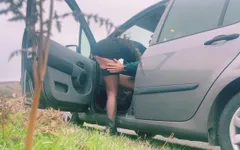 Handjob to a Stranger in the Car