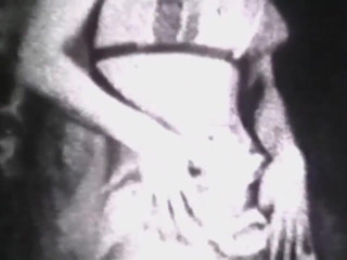Vintage Usa: Si rambut coklat vintaj yang sangat seksi dalam haba