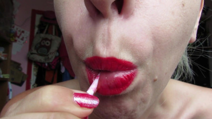 Cuteblonde666: Fixação oral do meu doce lambendo close-up de vídeo personalizado