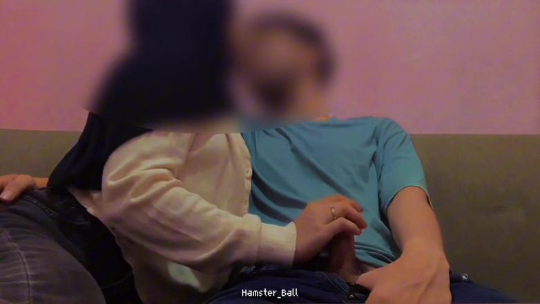 Hamster_Ball: Hijab Desi Whore Hanjob Her College Senior's Cock in Apartment 18+