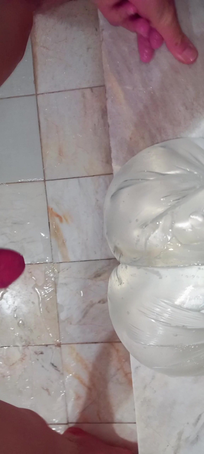 SHAYAN DENIZ: Geile anal-masturbation allein im badezimmer - echtes spielzeugspiel