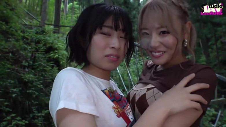 Studio JAV Launcher: A Blonde and a Dark-haired Beauty Share Wild Passion Beneath...