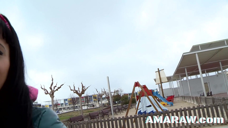 Amaraw: นมใหญ่ Samantha Pink โดนสองผู้ชายเจาะรู