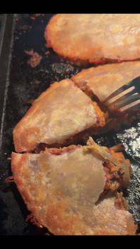 Home Made Pizza I Made These Mexican Pizzas with Almond Flour Tortillas so They Are Gluten-free and Really Yummy!!