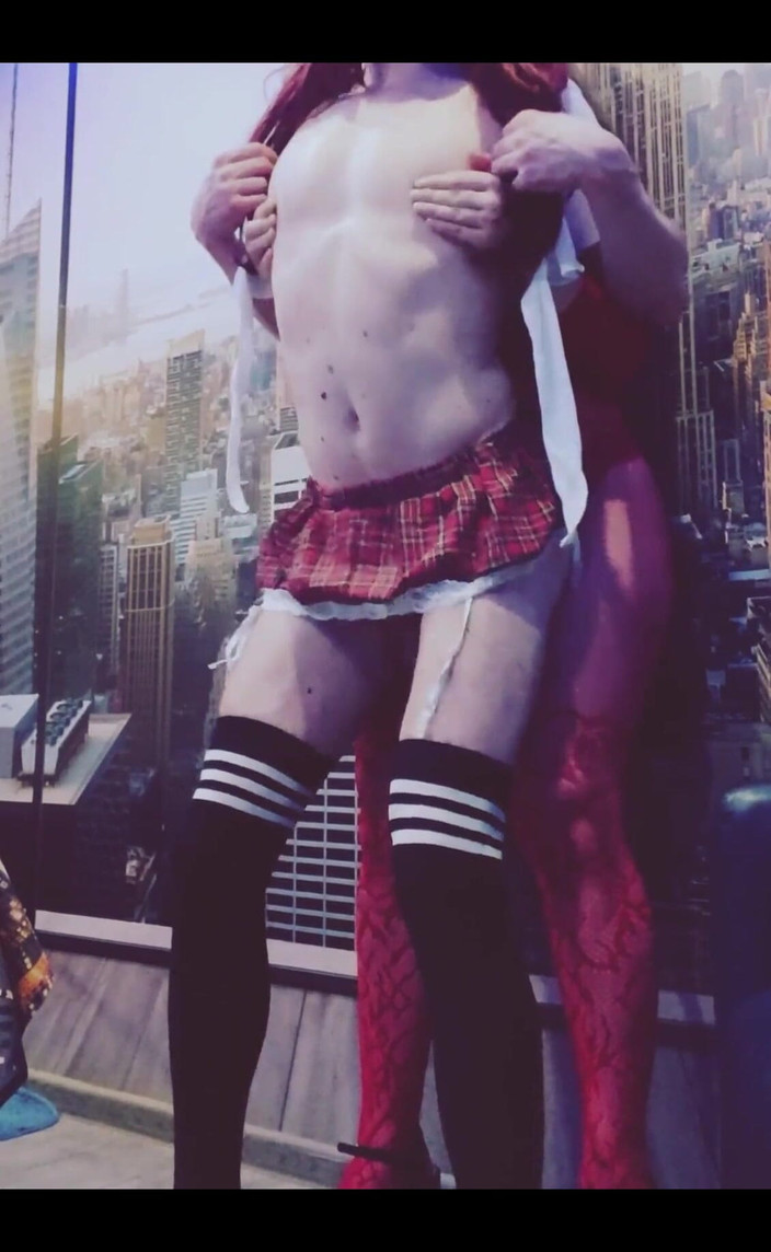 Sweet Juus: A Bitch in Red Stockings with a Big Ass Fucked...