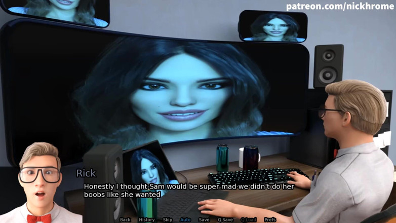 Visual Novels: SexBot 74 - tutta la sborra fuori per te