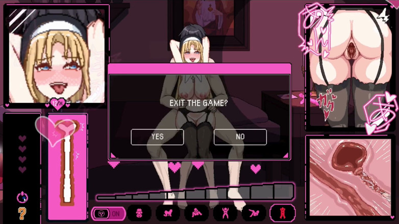 NSFWOtaku: Hentai Game - Scene di sesso Hentai della Chiesa (rika l'eroina suora...