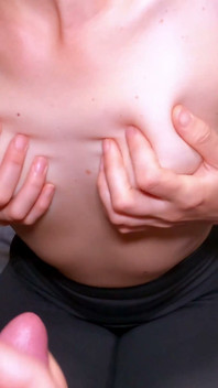 I Cum on My Stepsister's Nipple!