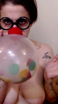 B2p ballong spela konfetti pop party clown