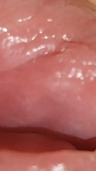 Extreme Close up of Stepdaddy's Widened Hole Rough.