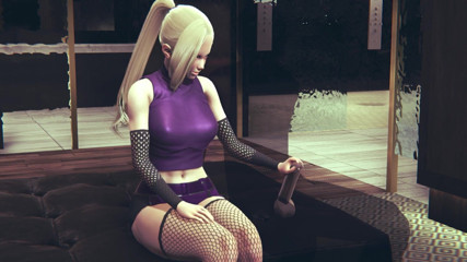 Waifu club 3D: Ino Yamanaka sorarsan sikini sıvazlayacak