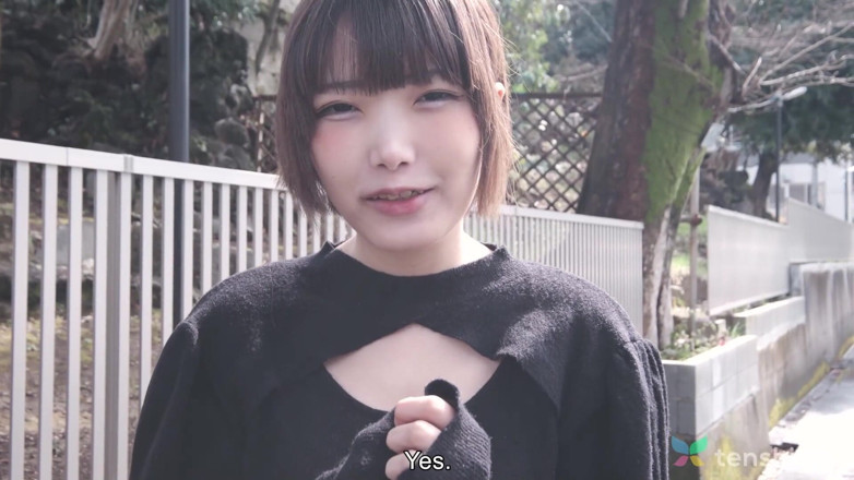 Tenshigao: Cute Young Moka Akiyoshi Has Excellent Handjob Skills