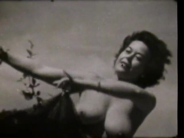 Vintage Usa: Retro-zusammenstellung von sexy MILFS, nackt posieren und necken
