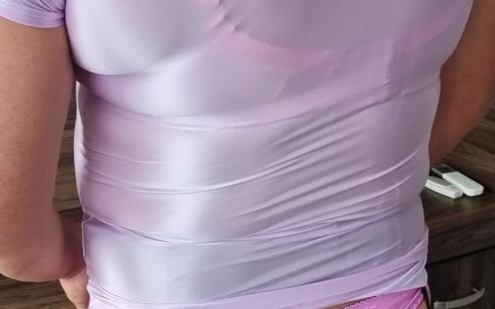 Sexy shinny clothes: Sexy vestido de rosa