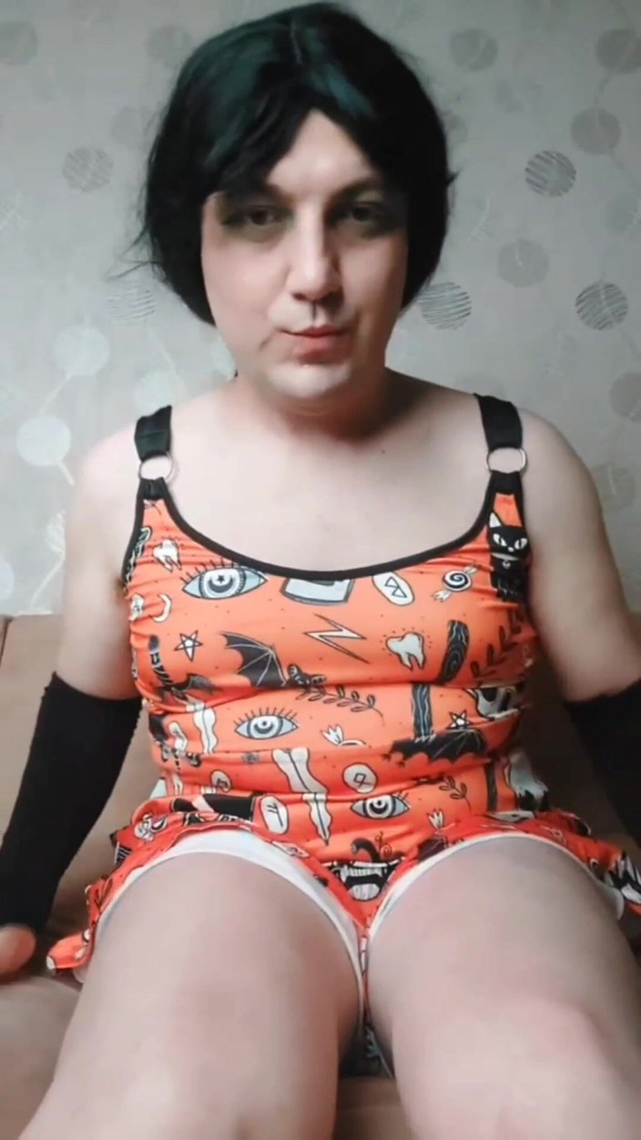 Kitty_Cross: Halloween Cute Dressed Pretty Femboy