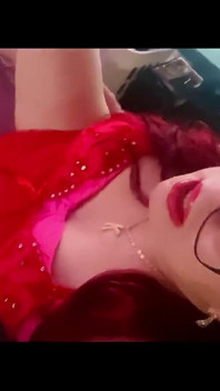 CD Krissy Sweets Đồ Lót Màu Đỏ Và Giày Cao Gót Gợi Cảm