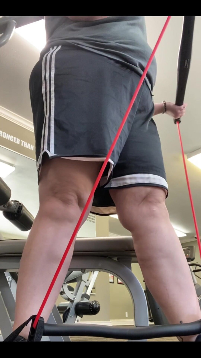 Sara Star: Buenos dias desde el gimnasio