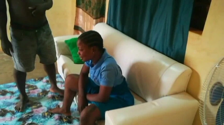 Pornsexlive: Student at Her Teacher's House Gets a Black Cock